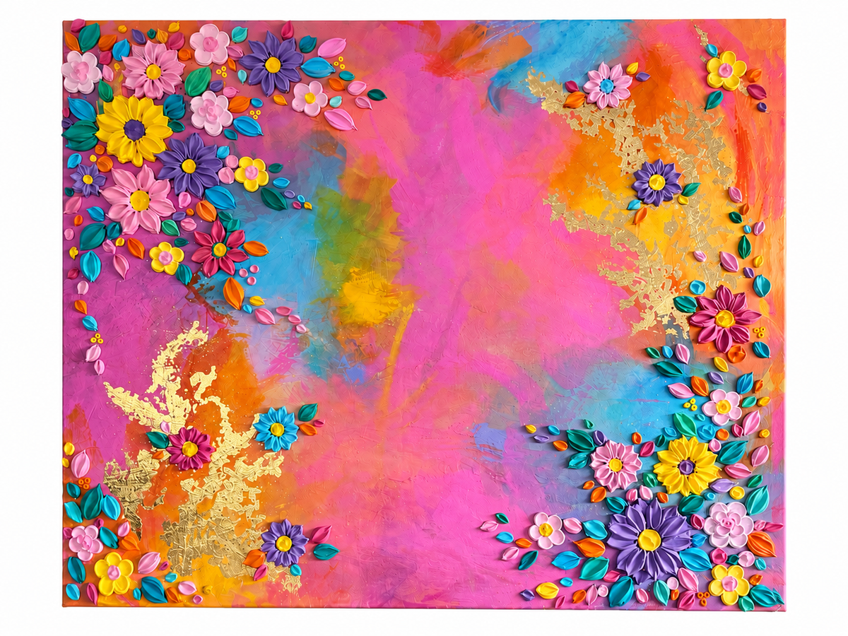 ‘Bright Side’ - Original Textured Artwork On Canvas