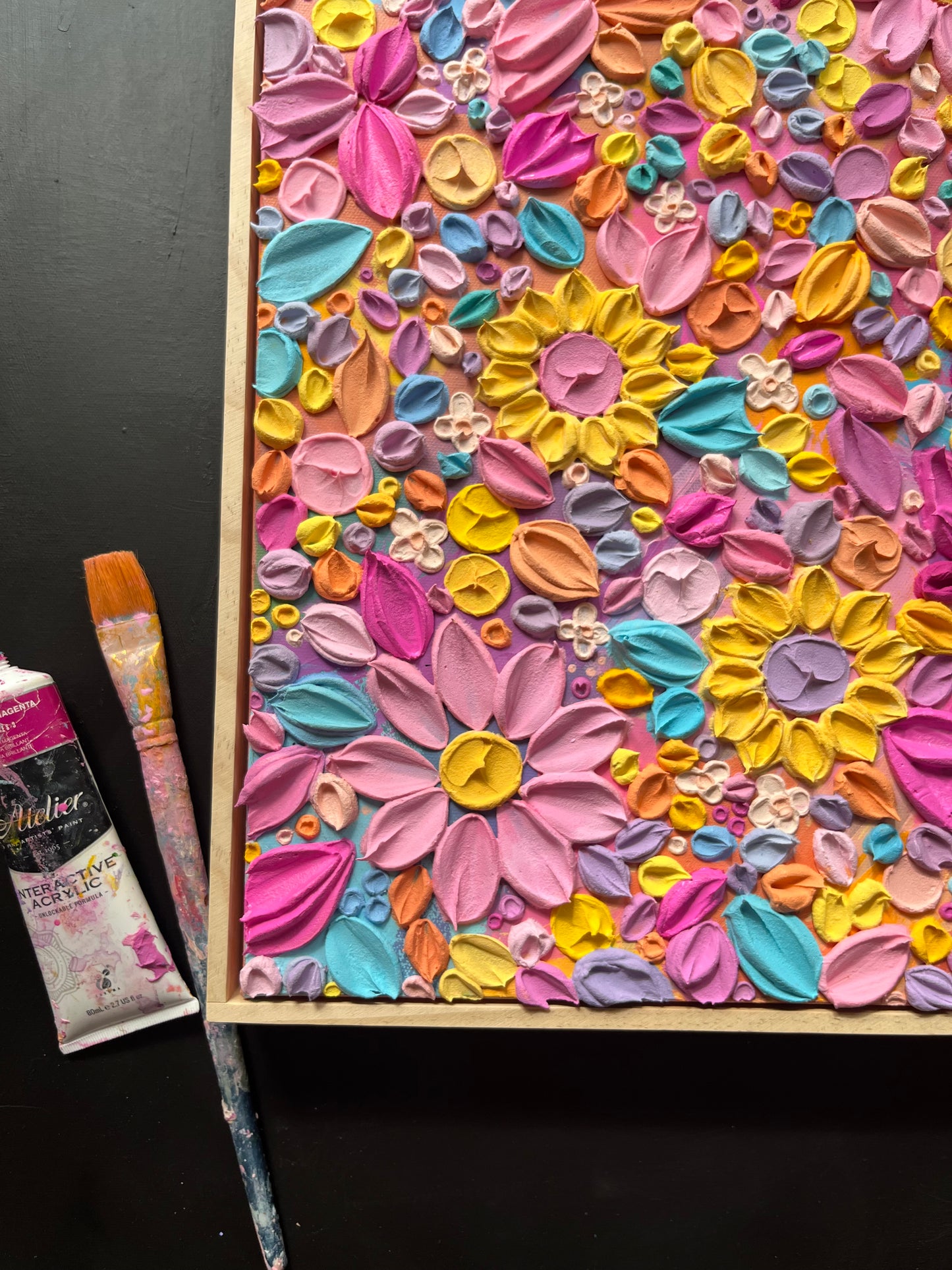 ‘Sunstorm’- Original Textured Artwork On Canvas