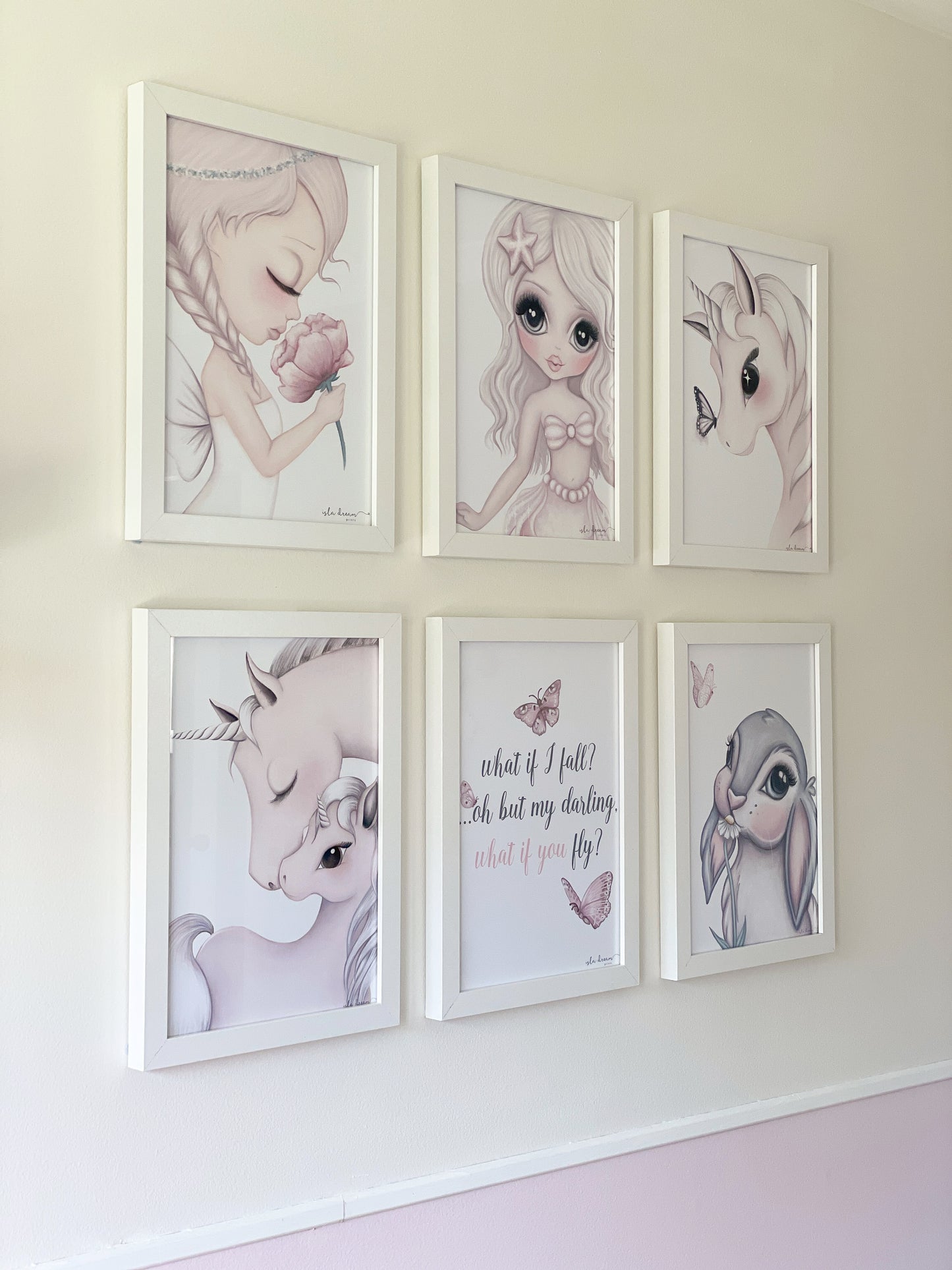 Mila & Mum the Unicorns Print
