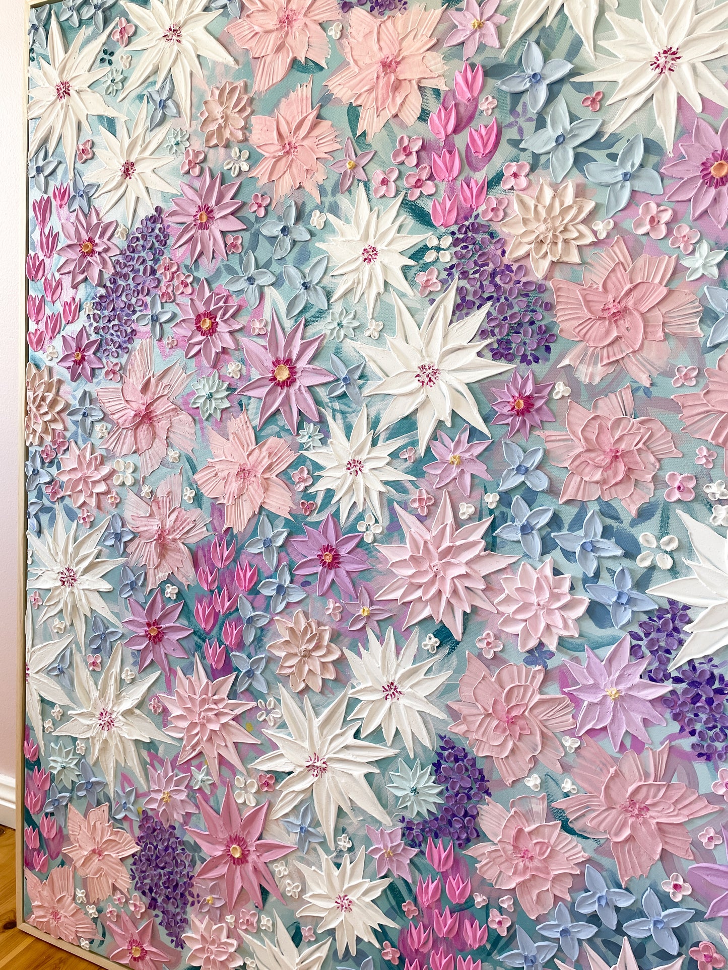‘Ocean garden’- Original Textured Artwork On Canvas
