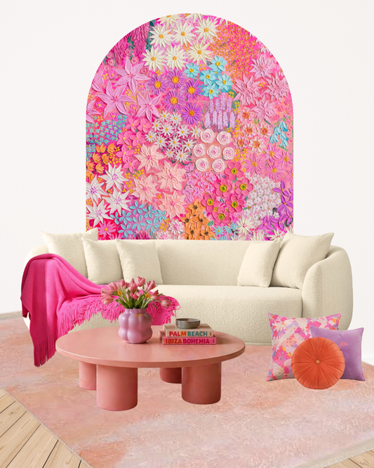 Blossom Boulevard Textured Flower Arch
