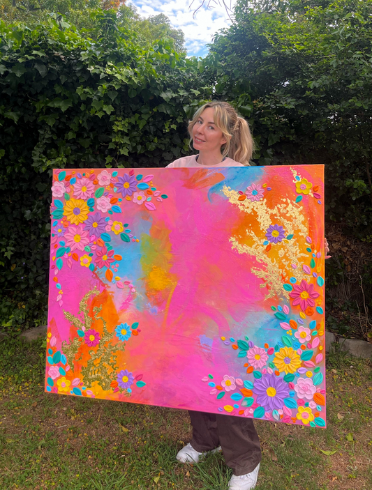 ‘Bright Side’ - Original Textured Artwork On Canvas
