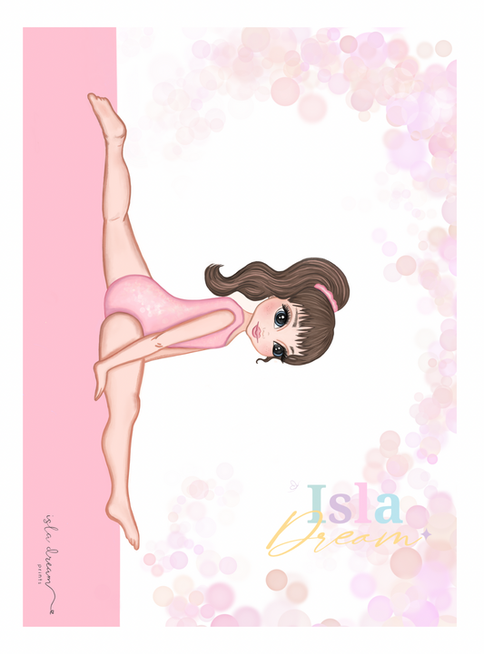 Gymnastics girl 5- pink
