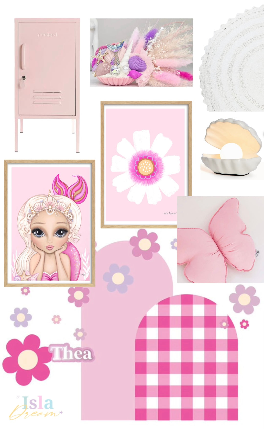 Isabella the Mermaid Print