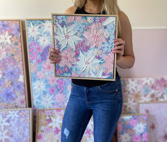 ‘Just keep swimming’- Original Textured Artwork On Canvas