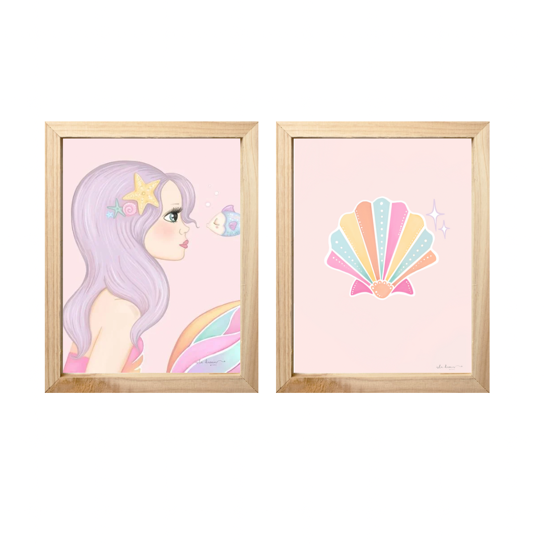 Pearl the Mermaid Print