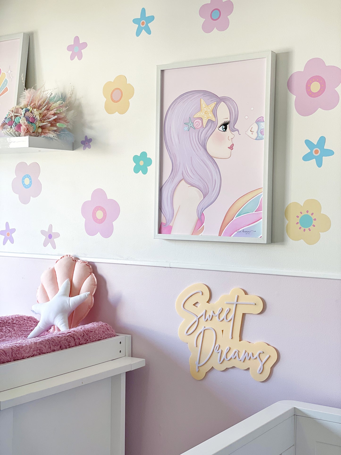 Pearl the Mermaid Print