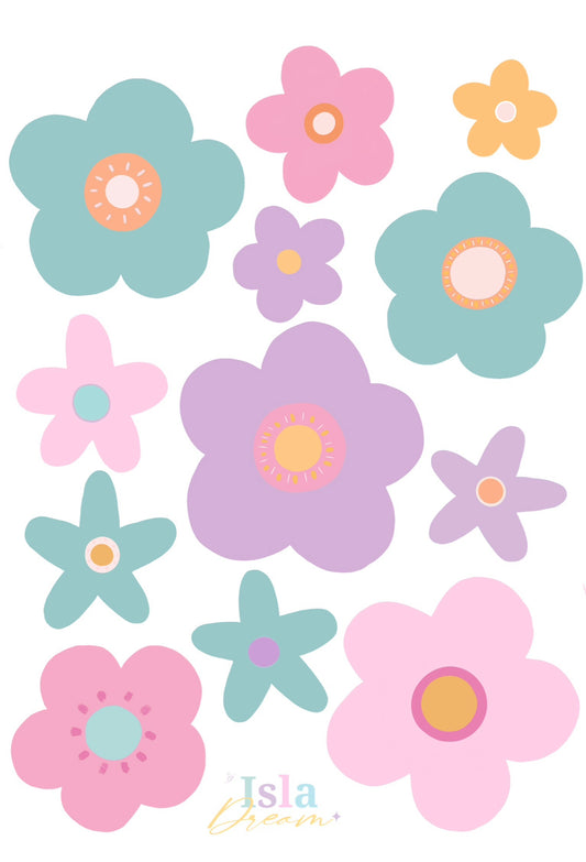Sierra Flower Wall Decals  - Mini & Midi