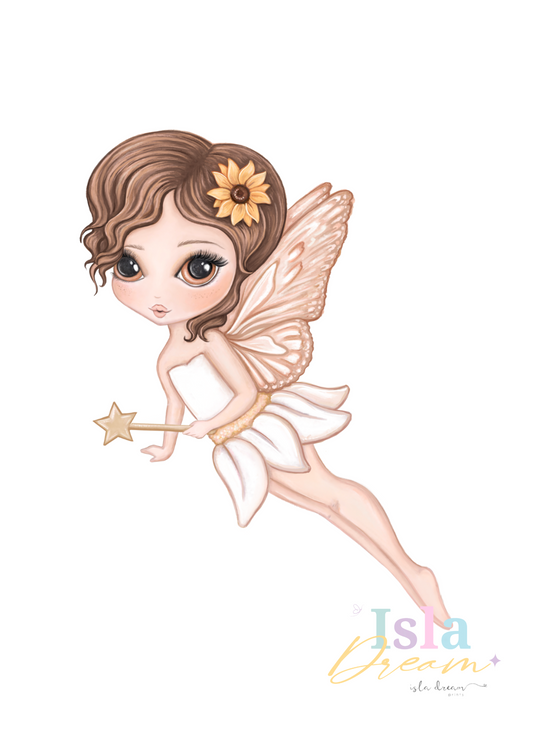 Hazel the Butterfly Fairy Print