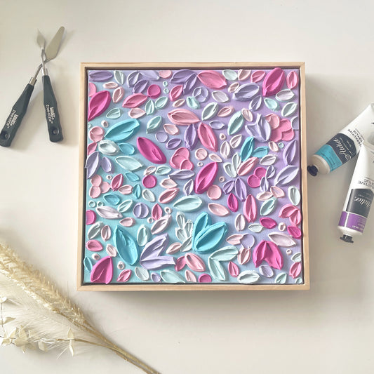 ‘Colours of the wind’ Original Textured Artwork On Canvas