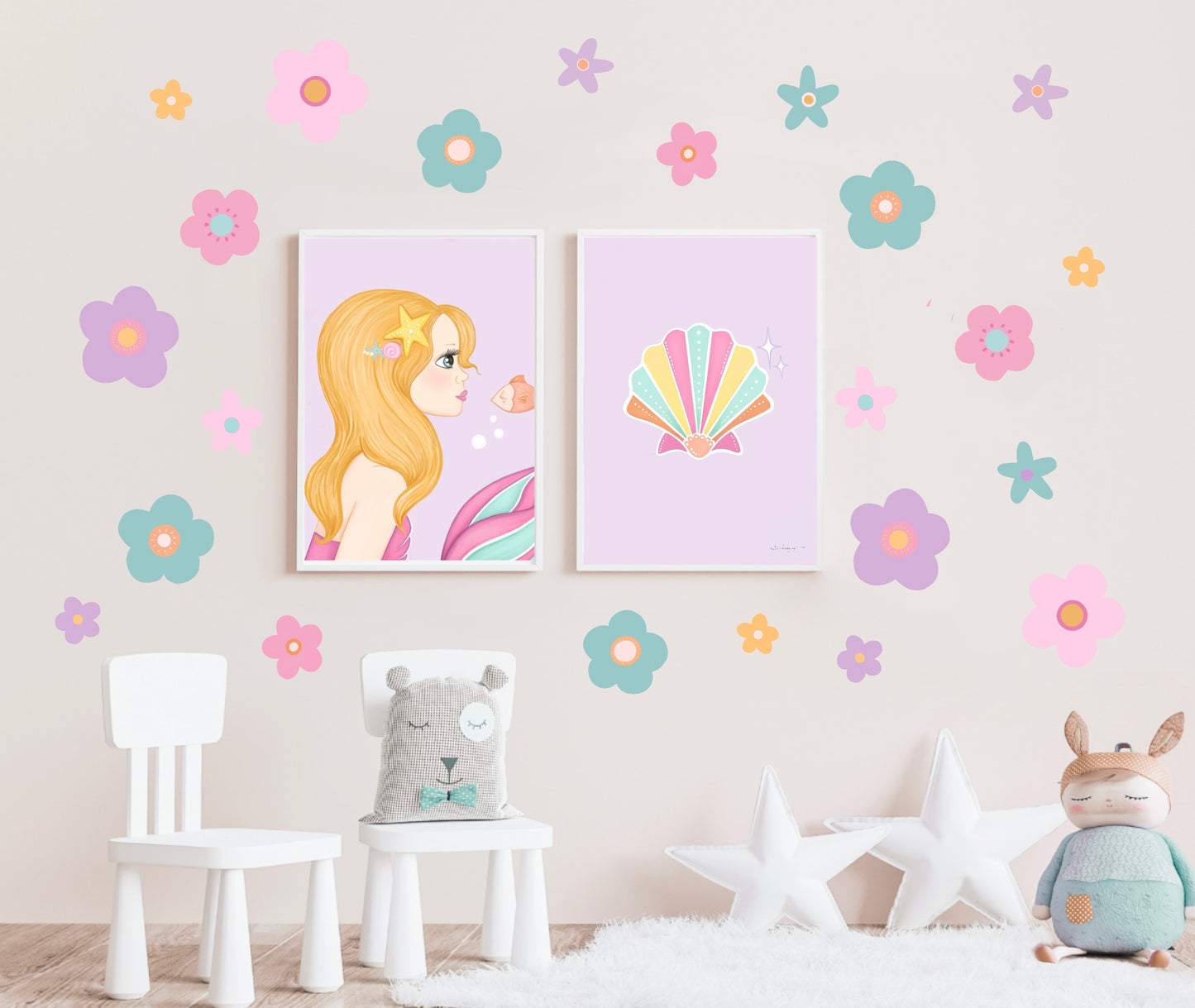 Sierra the mermaid Print