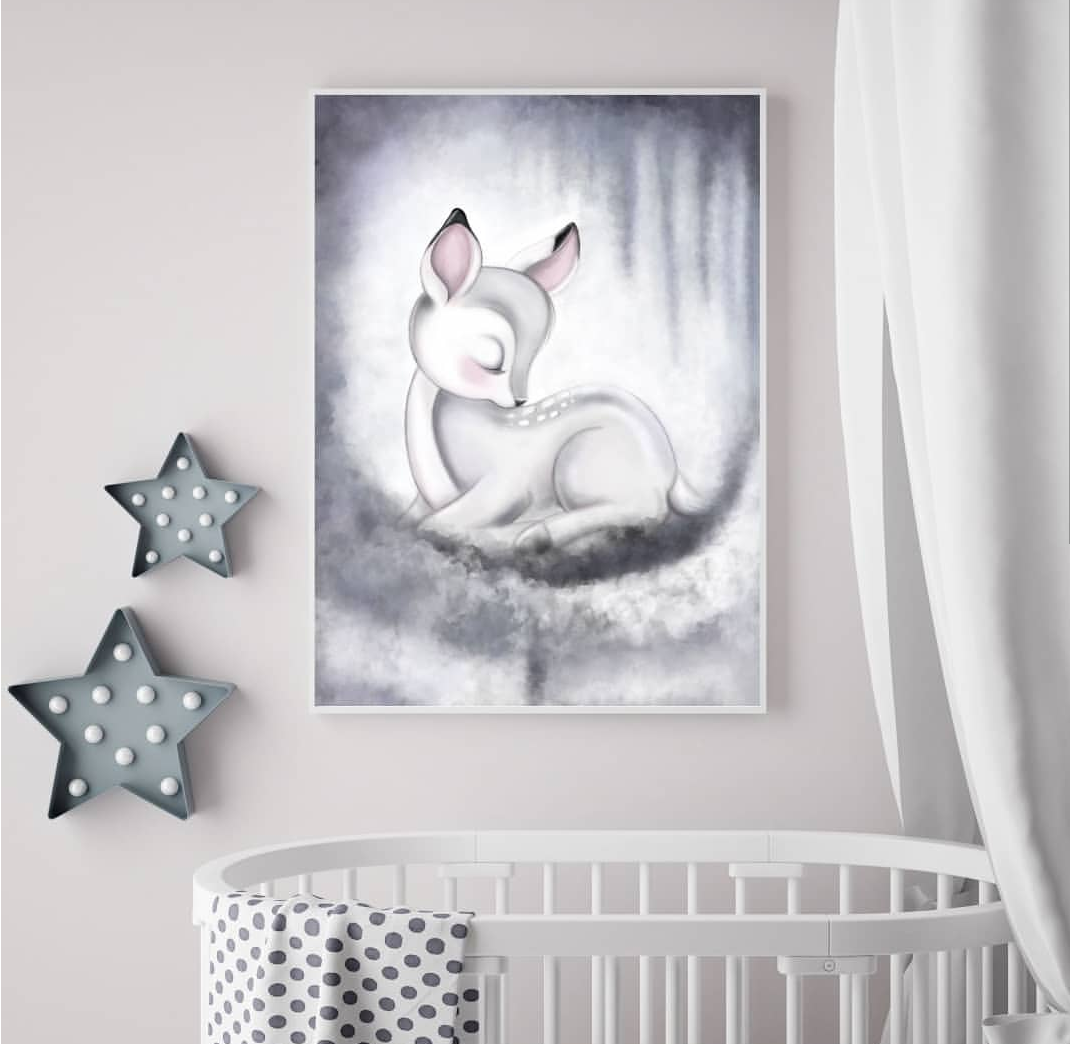 Hudson the deer print - Isla Dream Prints