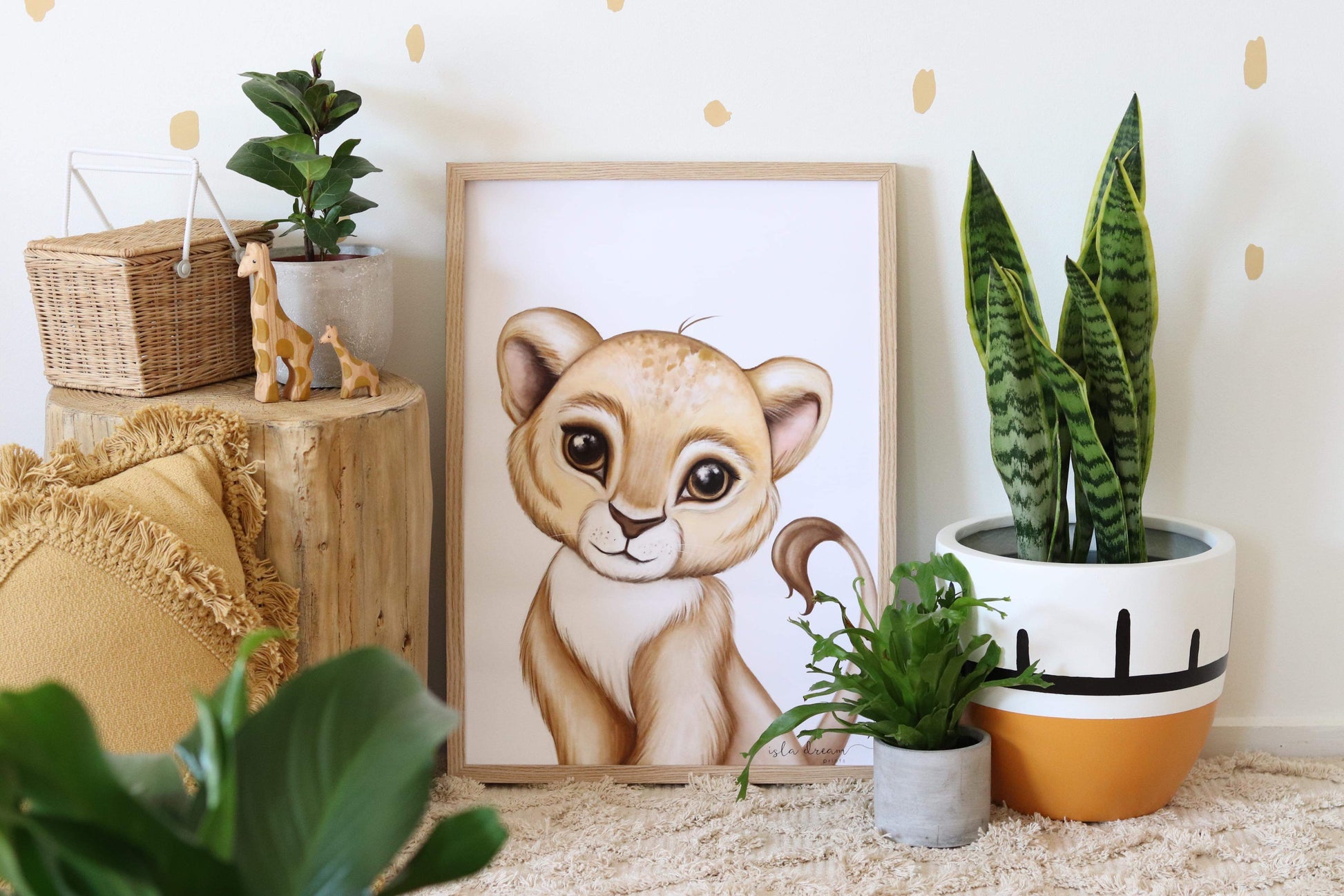 Zeus the lion cub print - Isla Dream Prints