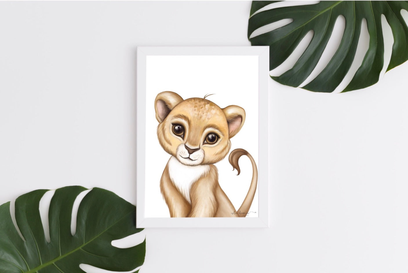 Zeus the lion cub print - Isla Dream Prints