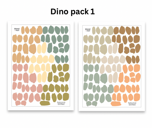 Dinosaur Animal Spot Wall Decals - A3