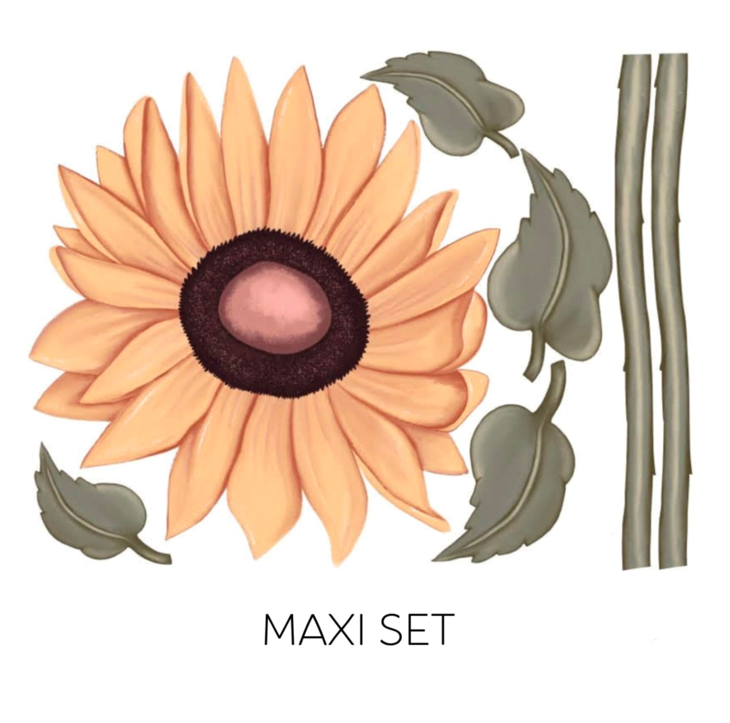 Sunflowers - Fabric wall decals - Isla Dream Prints