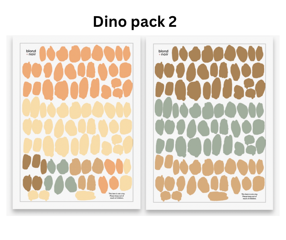 Dinosaur Animal Spot Wall Decals - A3