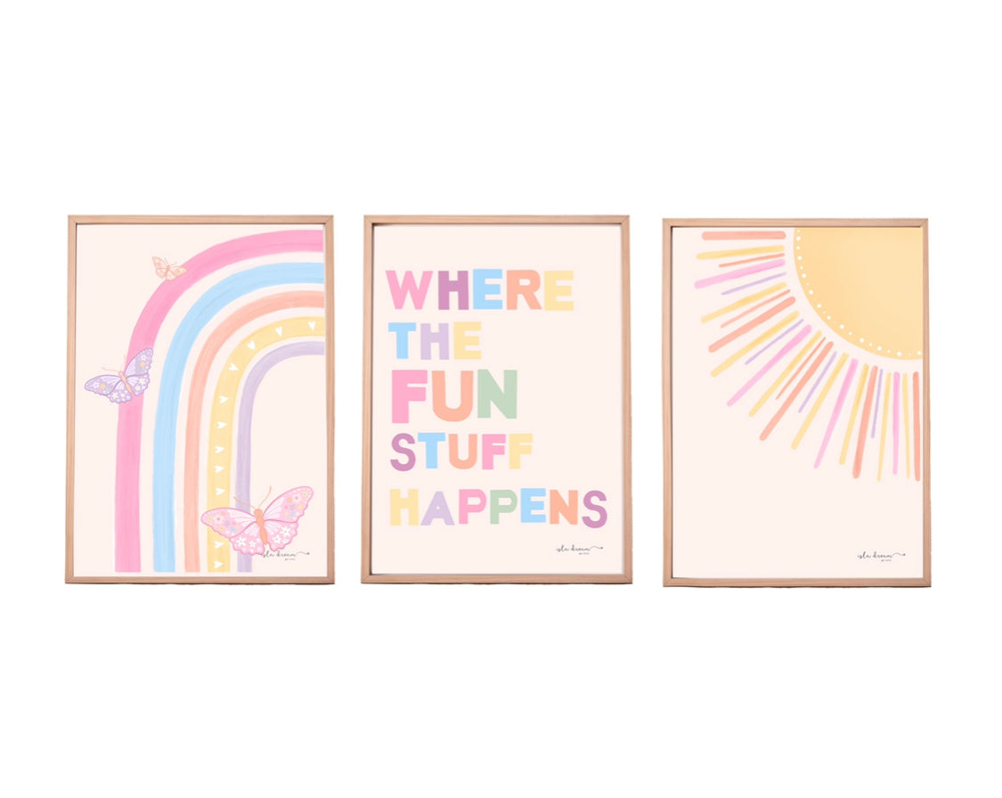 Hello Sunshine Print - Pastel