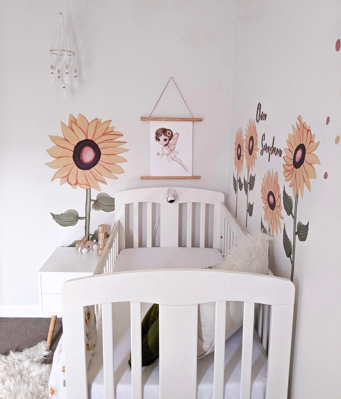 Sunflowers - Fabric wall decals - Isla Dream Prints