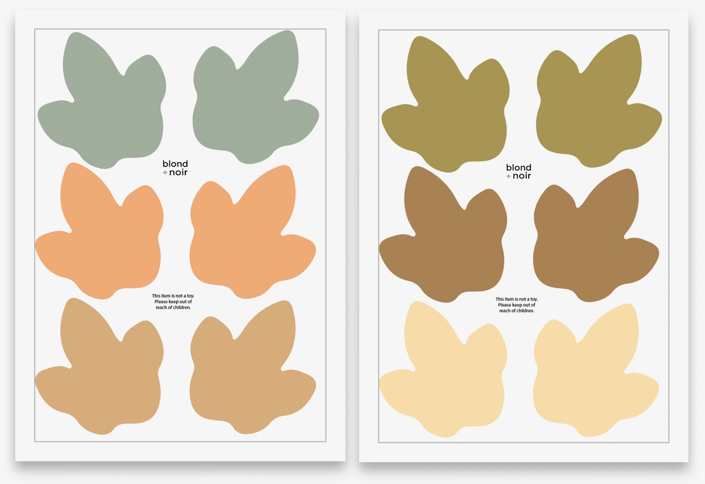 Dinosaur footprint wall decals