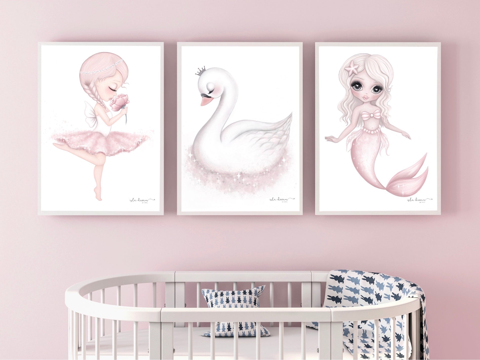 Crysta the ballerina fairy print - Isla Dream Prints
